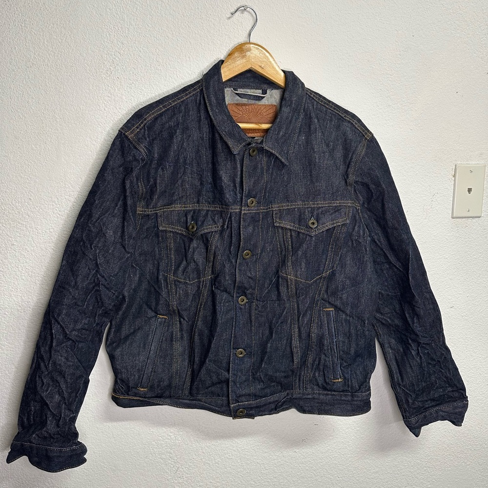 Brave Star Selvage Men's Dark Blue Denim Jacket